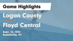 Logan County  vs Floyd Central Game Highlights - Sept. 16, 2022
