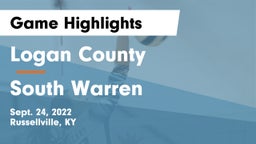 Logan County  vs South Warren  Game Highlights - Sept. 24, 2022