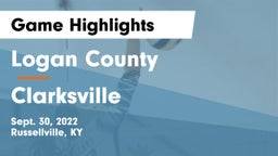 Logan County  vs Clarksville  Game Highlights - Sept. 30, 2022