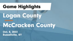 Logan County  vs McCracken County  Game Highlights - Oct. 8, 2022
