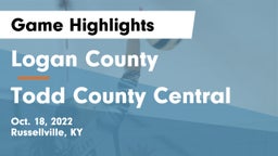 Logan County  vs Todd County Central  Game Highlights - Oct. 18, 2022