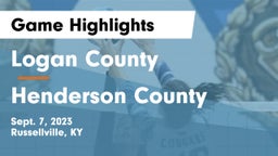Logan County  vs Henderson County  Game Highlights - Sept. 7, 2023