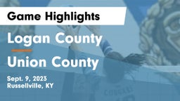 Logan County  vs Union County  Game Highlights - Sept. 9, 2023