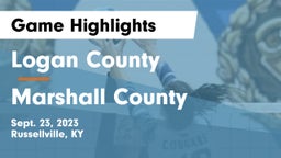 Logan County  vs Marshall County  Game Highlights - Sept. 23, 2023