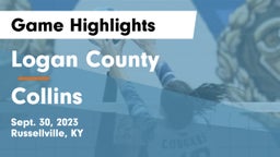 Logan County  vs Collins  Game Highlights - Sept. 30, 2023