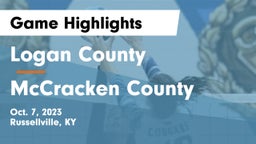 Logan County  vs McCracken County  Game Highlights - Oct. 7, 2023