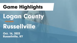 Logan County  vs Russellville  Game Highlights - Oct. 16, 2023