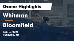Whitman  vs Bloomfield Game Highlights - Feb. 3, 2023