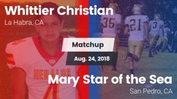 Matchup: Whittier Christian vs. Mary Star of the Sea  2018