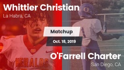 Matchup: Whittier Christian vs. O'Farrell Charter  2019