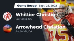 Recap: Whittier Christian  vs. Arrowhead Christian  2022