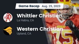 Recap: Whittier Christian  vs. Western Christian  2023