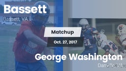 Matchup: Bassett vs. George Washington  2017