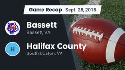 Recap: Bassett  vs. Halifax County  2018