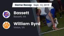 Recap: Bassett  vs. William Byrd  2019