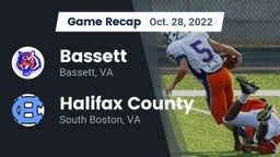 Recap: Bassett  vs. Halifax County  2022