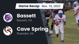 Recap: Bassett  vs. Cave Spring  2022