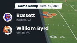 Recap: Bassett  vs. William Byrd  2023