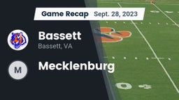 Recap: Bassett  vs. Mecklenburg   2023