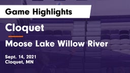 Cloquet  vs Moose Lake Willow River Game Highlights - Sept. 14, 2021