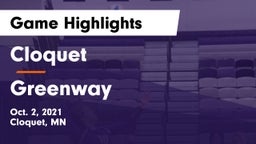 Cloquet  vs Greenway  Game Highlights - Oct. 2, 2021