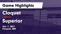 Cloquet  vs Superior  Game Highlights - Oct. 7, 2021