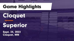 Cloquet  vs Superior Game Highlights - Sept. 24, 2022
