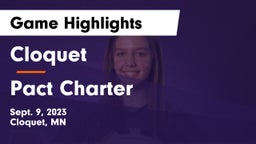 Cloquet  vs Pact Charter  Game Highlights - Sept. 9, 2023