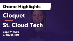 Cloquet  vs St. Cloud Tech Game Highlights - Sept. 9, 2023