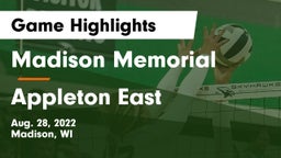 Madison Memorial  vs Appleton East  Game Highlights - Aug. 28, 2022