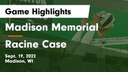 Madison Memorial  vs Racine Case Game Highlights - Sept. 19, 2022