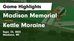 Madison Memorial  vs Kettle Moraine  Game Highlights - Sept. 23, 2023