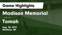 Madison Memorial  vs Tomah Game Highlights - Aug. 30, 2019
