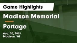 Madison Memorial  vs Portage Game Highlights - Aug. 30, 2019