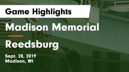 Madison Memorial  vs Reedsburg Game Highlights - Sept. 28, 2019