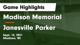 Madison Memorial  vs Janesville Parker Game Highlights - Sept. 14, 2021