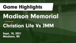 Madison Memorial  vs Christian Life Vs JMM Game Highlights - Sept. 18, 2021