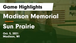 Madison Memorial  vs Sun Prairie Game Highlights - Oct. 5, 2021