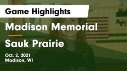 Madison Memorial  vs Sauk Prairie  Game Highlights - Oct. 2, 2021