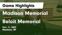 Madison Memorial  vs Beloit Memorial  Game Highlights - Oct. 11, 2022