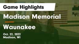 Madison Memorial  vs Waunakee  Game Highlights - Oct. 22, 2022