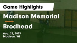 Madison Memorial  vs Brodhead  Game Highlights - Aug. 25, 2023