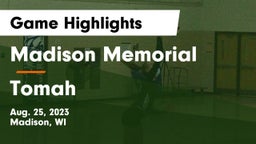 Madison Memorial  vs Tomah  Game Highlights - Aug. 25, 2023