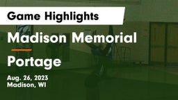 Madison Memorial  vs Portage  Game Highlights - Aug. 26, 2023
