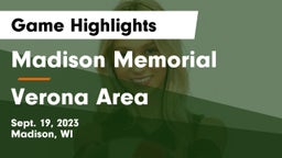 Madison Memorial  vs Verona Area  Game Highlights - Sept. 19, 2023