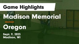 Madison Memorial  vs Oregon  Game Highlights - Sept. 9, 2023