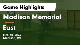 Madison Memorial  vs East  Game Highlights - Oct. 10, 2023