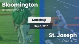 Matchup: Bloomington vs. St. Joseph  2017