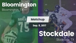 Matchup: Bloomington vs. Stockdale  2017