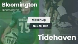 Matchup: Bloomington vs. Tidehaven 2017